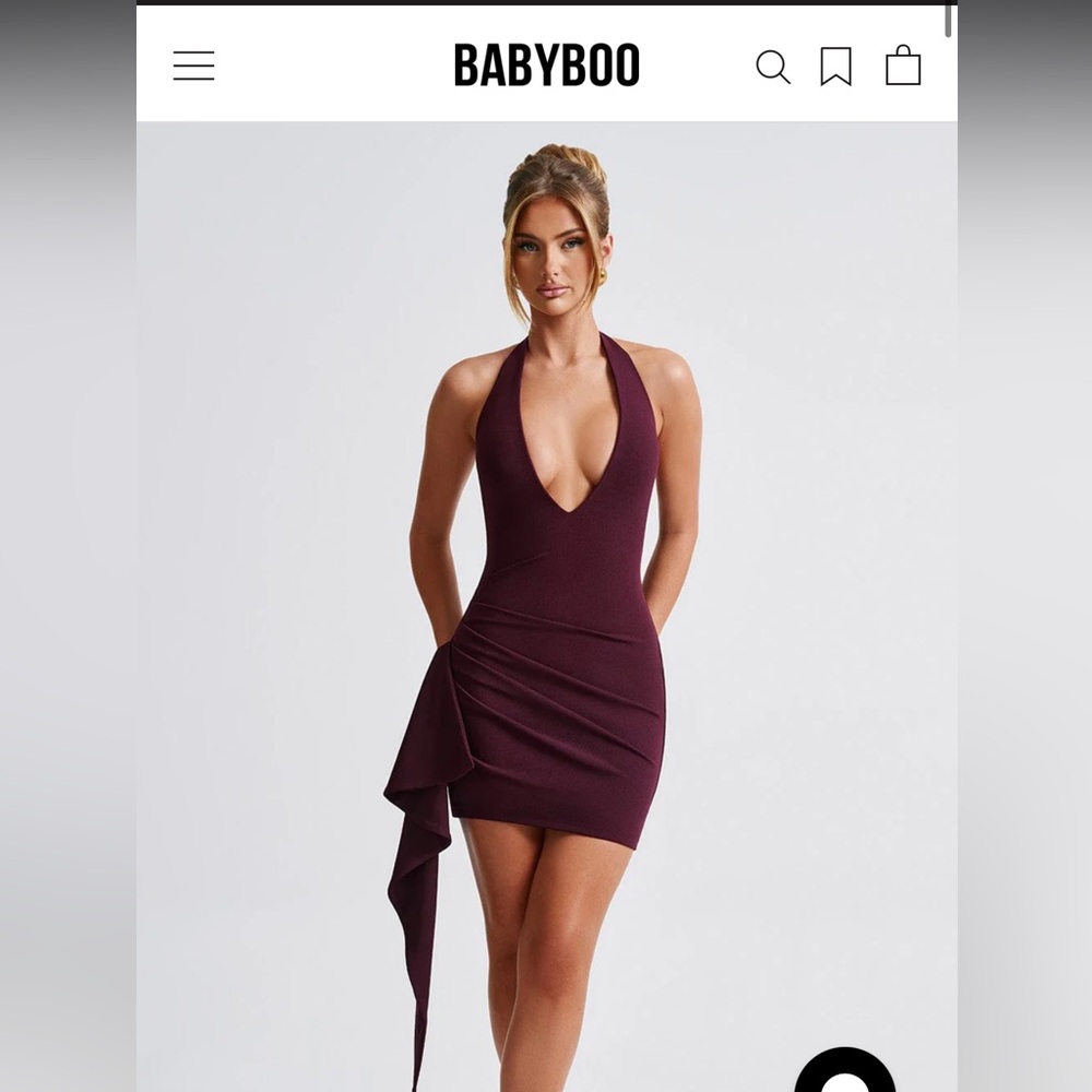 BabyBoo Adella Mini Dress - Cherry Lacquer (sold out)